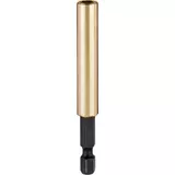 Kép 1/3 - KWB Brass sárgaréz mágneses bittartó adapter 1/4&quot;, 75mm, 5db