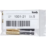 Kép 2/3 - KWB Brass sárgaréz mágneses bittartó adapter 1/4", 75mm, 5db