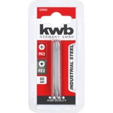 Kép 2/3 - KWB Industrial dupla bit PH2 és PZ2 meghajtó oldallal, 1/4", 60mm