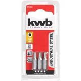 Kép 2/4 - KWB Industrial HEXAGON hajtó bit, 4x25mm, 3db