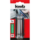 Kép 2/3 - KWB Profi HEXAGON T-csavarkulcs készlet, összecsukható, T10-40, 7részes