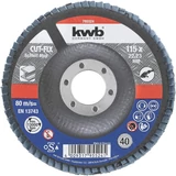Kép 1/2 - KWB lamellás fémcsiszoló korong, G40, 115x22.23mm