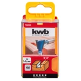 Kép 2/4 - KWB PROFI HSS TCT "fecskefarok" nútmaró kés 18x8 mm