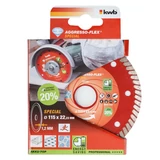 Kép 2/3 - KWB AKKU TOP szegmentált gyémánt vágókorong 115x22x1mm