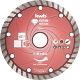Kép 1/3 - KWB PROFI RED-LINE szegmentált gyémánt vágókorong 125x22mm