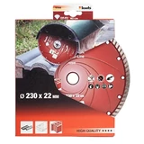 Kép 2/3 - KWB PROFI RED-LINE szegmentált gyémánt vágókorong 230x22mm