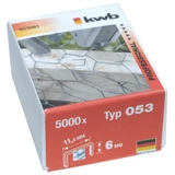 Kép 2/3 - KWB PROFI extra erős acél tűzőgép kapocs 11,4x12mm (5000db)