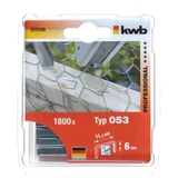 Kép 2/3 - KWB PROFI acél tűzőgép kapocs (1200db)