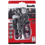 Kép 3/4 - KWB PROFI kerékpár LED lámpa klt. (3db-os) 