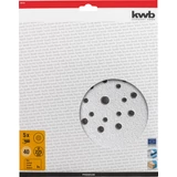 Kép 5/5 - KWB Quick-Stick tépőzáras csiszolókorong, G40, 225mm, 5db