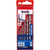 Kép 2/3 - KWB Profi hengeres spirálfúrószár készlet, 2-8mm, 6darabos