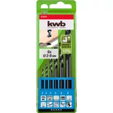 Kép 2/3 - KWB Premium HI-NOX HSS-M2 fémfúrószár készlet, 6 darabos