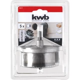Kép 3/4 - KWB többgyűrűs lyukfúró készlet, 18mm, 5 részes