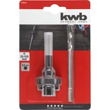 Kép 3/5 - KWB Profi TCT, HM, SDS Plus befogású közponfúró adapter, 20-25mm