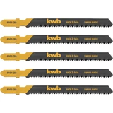 Kép 1/3 - KWB Profi HCS szúrófűrészlap, durva, 100x77mm, 5db