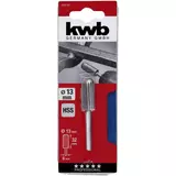 Kép 2/3 - KWB Profi HSS hengeres befogású turbómaró fémekhez, 13x32x6mm