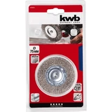 Kép 2/3 - KWB Profi csapos kerékkefe, normál, vastag, finom, 0.2x75x6mm