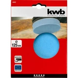 Kép 2/3 - KWB tépőzáras polírozó szivacs, 125mm