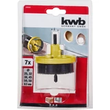 Kép 3/4 - KWB Holesaw lyukfűrész készlet, 25-63x18mm, 7 darabos