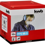 Kép 2/4 - KWB FFP 2-es kilégző szelepes védőmaszk, 10db 