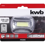 Kép 3/5 - KWB Profi COB-LED fejlámpa, 190lm, (3x1.5V AAA elemmel)