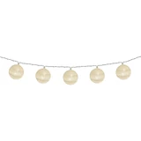 Kép 1/4 - LED-es pamutgolyó fényfüzér - fehér