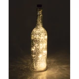 Kép 2/2 - LED-es üvegpalack dekoráció, ezüst
