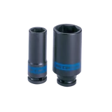 Kép 1/3 - King Tony 1/2" gépi hosszú dugókulcs, 17mm