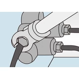 Kép 3/3 - King Tony billenő fékcső-kulcsfej 3/8&quot;, 11mm