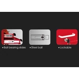 Kép 3/4 - King Tony szerszámos szekrény, üres 5 fiók, 660x445x483mm