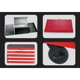 Kép 3/5 - King Tony szerszámos kocsi, 8 fiókos