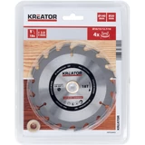 Kép 2/2 - Kreator KRT020404 körfűrészlap 140x20mm, 18 fog + 4db szűkítőgyűrű