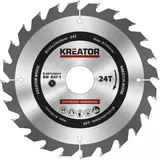 Kép 1/2 - Kreator KRT020410 körfűrészlap 165x30mm, 24 fog + 3db szűkítőgyűrű