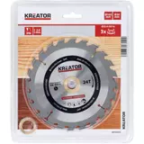 Kép 2/2 - Kreator KRT020410 körfűrészlap 165x30mm, 24 fog + 3db szűkítőgyűrű