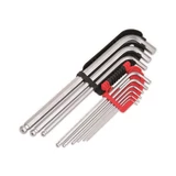 Kép 2/2 - Kreator KRT408302 imbuszkulcs készlet, hosszú 9db-os 1,5-10mm gömbvégű
