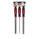 Kép 3/3 - Kreator KRT453104 PRO faráspoly készlet 200mm 3 részes gumírozott markolat