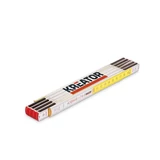 Kép 2/6 - Kreator KRT701002 összecsukható fa vonalzó 2m-es, fehér-sárga