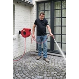 Kép 7/7 - Kreator KRTGR6705 kerti locsolótömlő dob falra szerelhető 20m+1,5m
