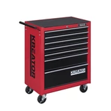 Kép 1/7 - Kreator KRT653004 7 fiókos műhelykocsi 348 db szerszámmal