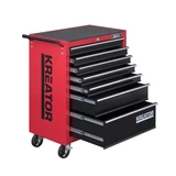 Kép 2/7 - Kreator KRT653004 7fiókos műhelykocsi 348 db szerszámmal