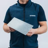 Kép 3/5 - Kubala polisztirol csiszoló 3K nyéllel G-20, perforált acél munkafelülettel 130x270mm