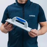 Kép 4/5 - Kubala polisztirol csiszoló 3K nyéllel G-20, perforált acél munkafelülettel 130x270mm