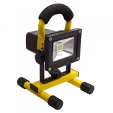 Kép 1/3 - Akkus LED reflektor, hideg fehér, 10W, 1000lm (akkuval és töltővel)