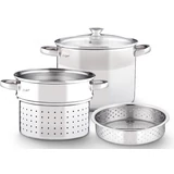 Kép 2/3 - Lamart LT1067 PASTA tésztafőző edény szűrővel és gőzölőfejjel, 6L