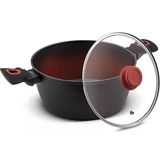 Kép 2/4 - Lamart LT1214 TERRACOTA alumínium edény, tapadásmentes, 4L
