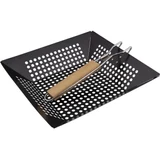 Kép 2/2 - Lamart LT5031 BBQ grill serpenyő összecsukható fogantyúval, négyzet, 30x30cm