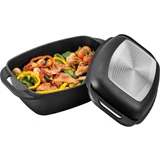 Kép 3/3 - Lamart LT1105 DOUBLE sütőedény grillező fedővel, 9+3L