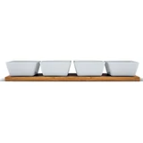 Kép 2/4 - Lamart LT9020 BAMBOO tál készlet tálcával, 38x9cm, 5 részes