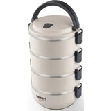 Kép 1/3 - Lamart LT6024 TEMP termo ételhordó, 14.7x26.5cm, 4 részes