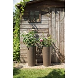 Kép 2/7 - Lamela Lilia Dluto kaspó, 30cm, kerek, fekete